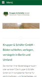 Mobile Screenshot of krupper-schaefer.de