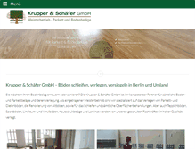 Tablet Screenshot of krupper-schaefer.de